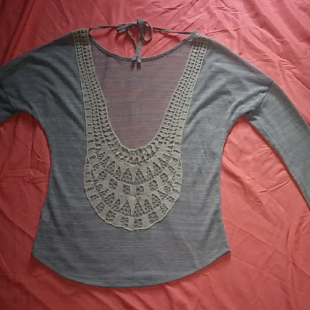 Bear Dance open back tie top, sz S, like new